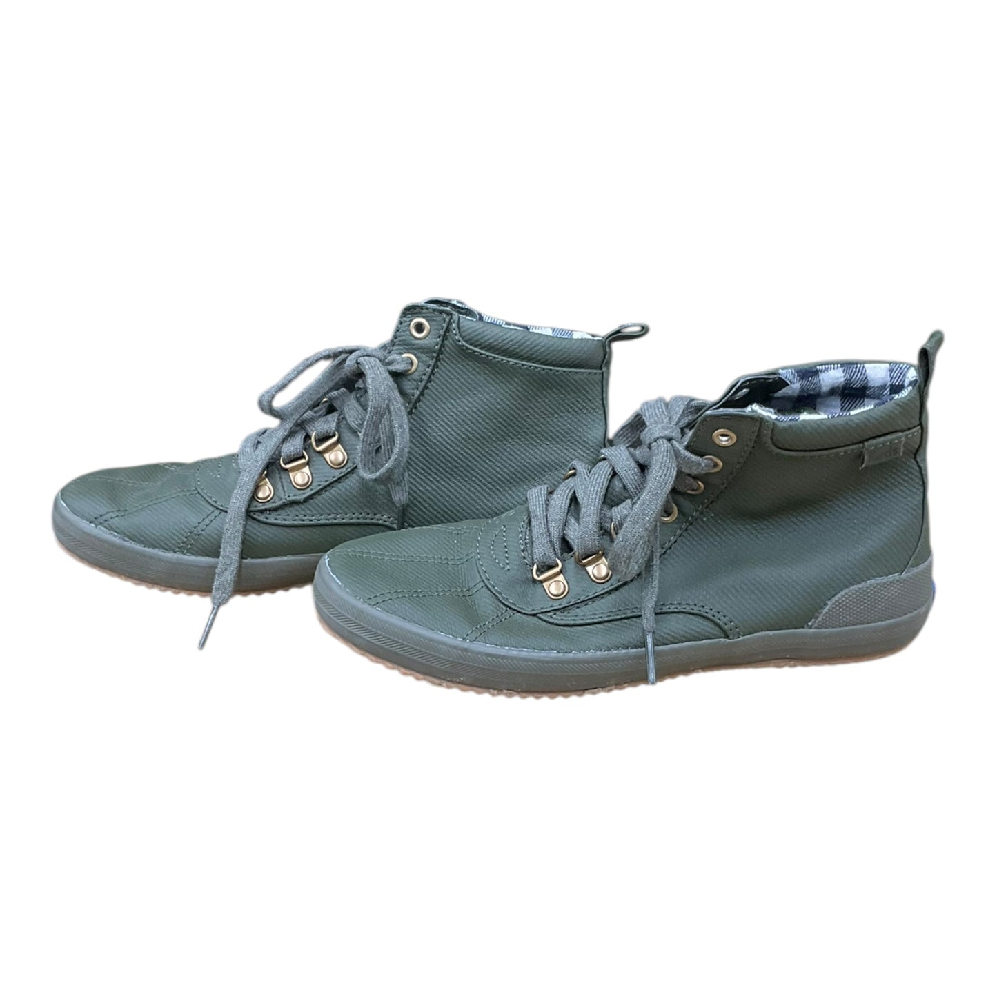 Boots Ankle Flats By Keds In Green, Size: 7.5