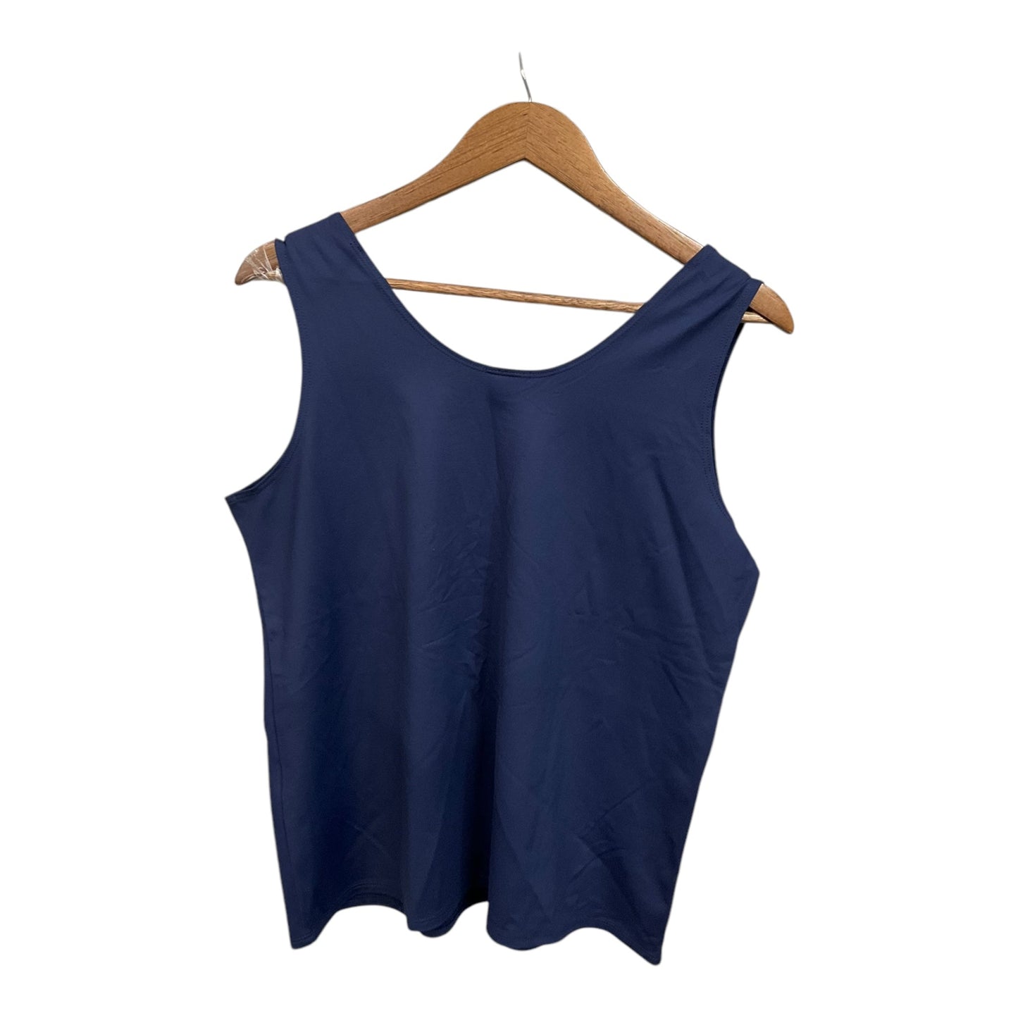 Top Sleeveless Basic By Chicos In Navy, Size: Xl