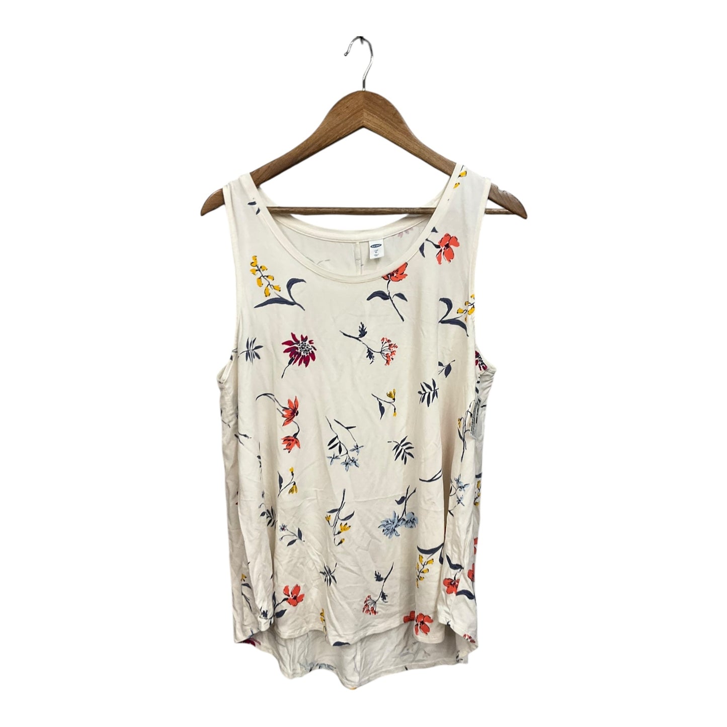 Top Sleeveless By Old Navy In Floral Print, Size: Xl