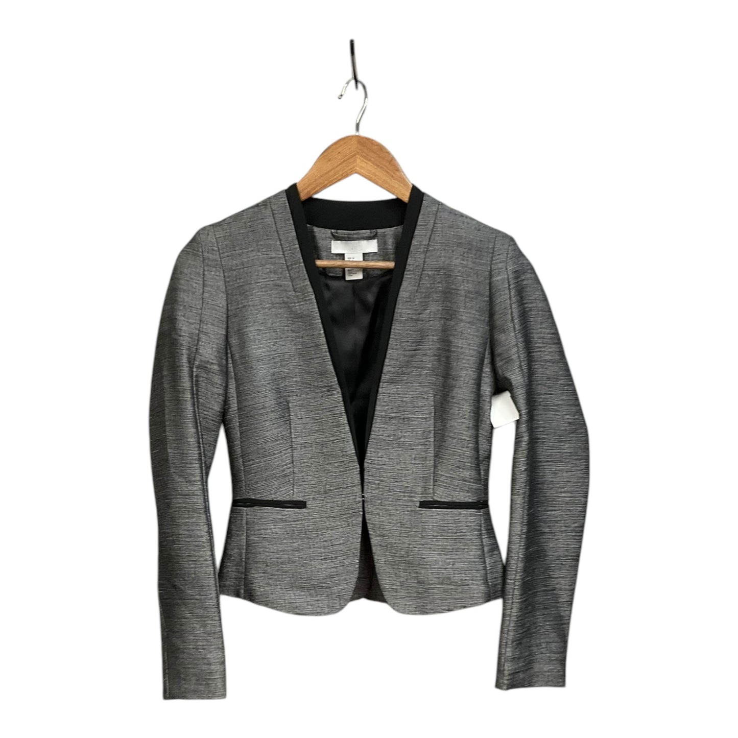 Blazer By H&m In Black & Grey, Size: S