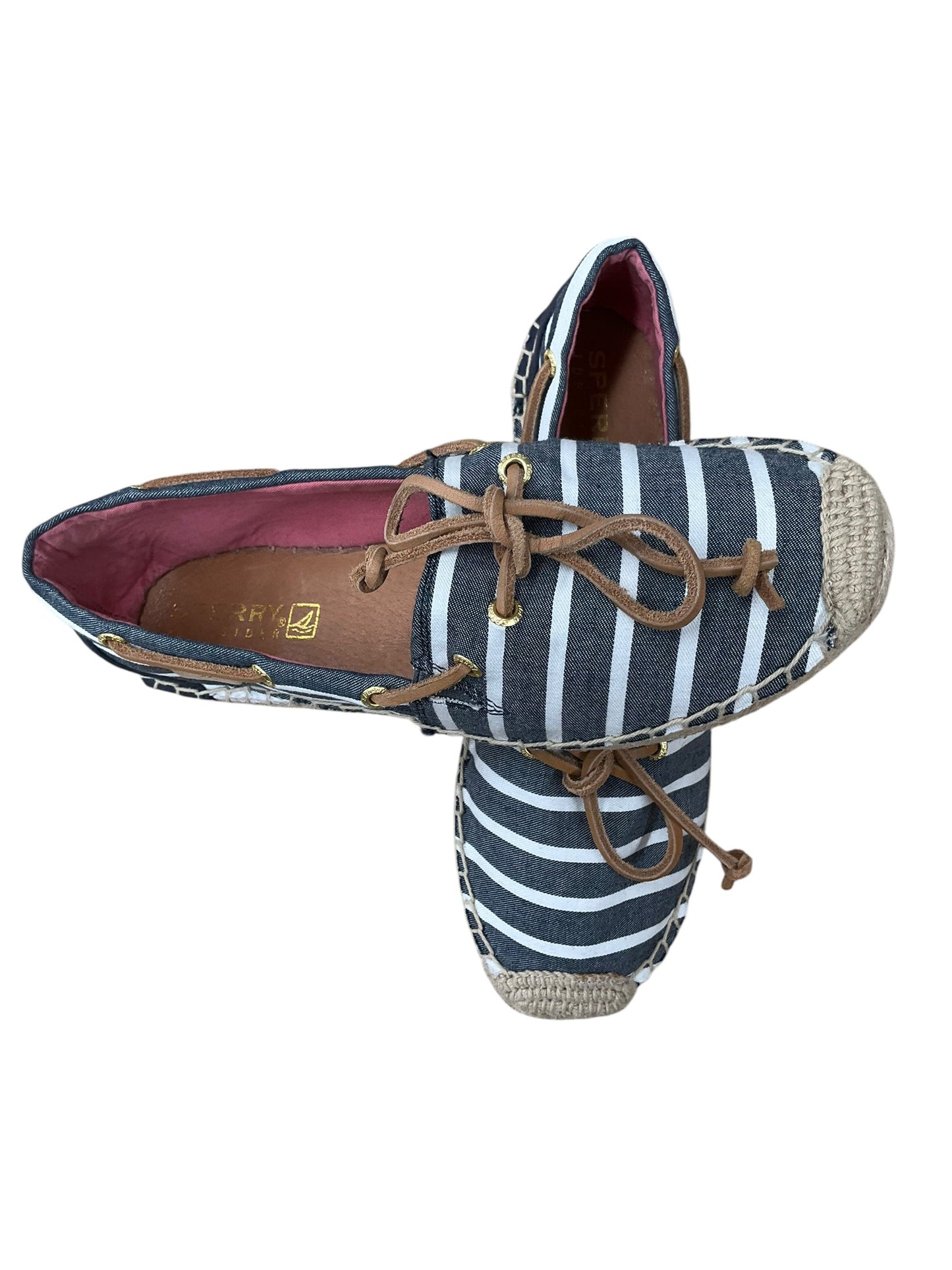 Shoes Flats By Sperry In Striped Pattern, Size: 7