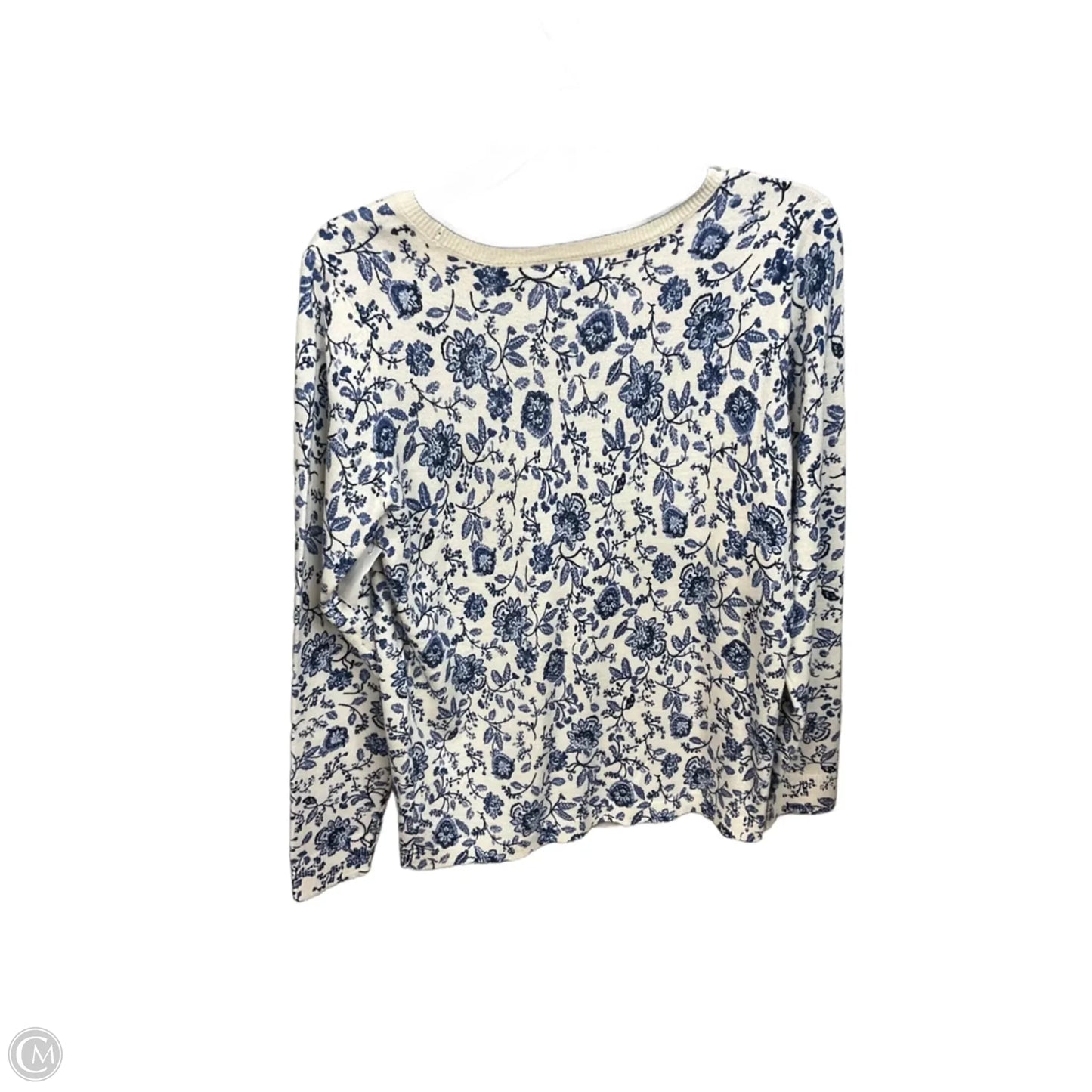 Sweater By Croft And Barrow In Red & White, Size: S