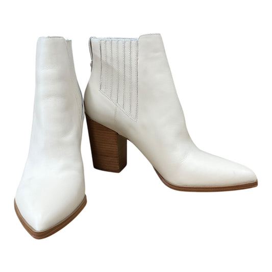 Boots Ankle Heels By Aldo In Ivory, Size: 10