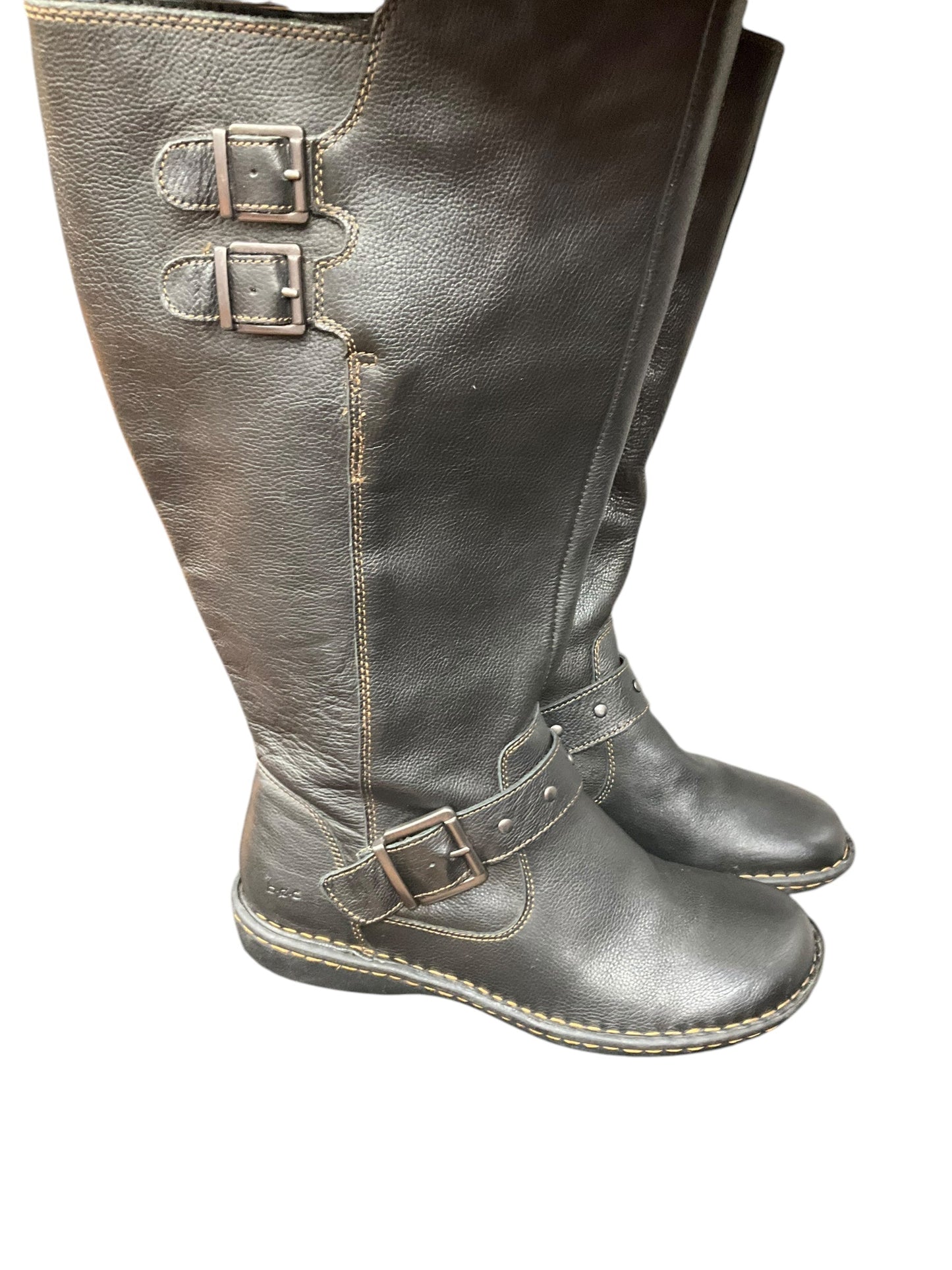 Boots Leather By Boc In Black, Size: