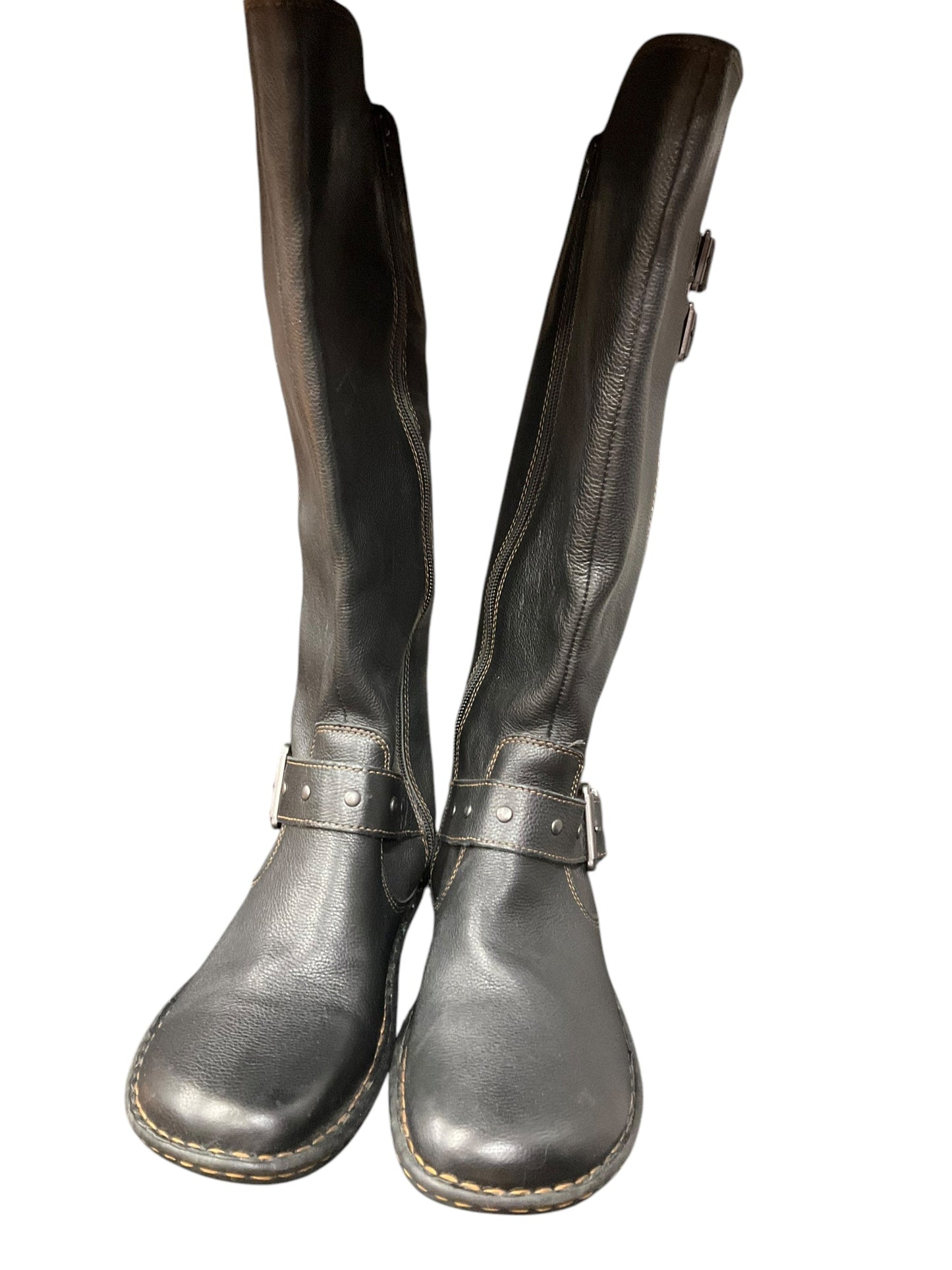 Boots Leather By Boc In Black, Size: