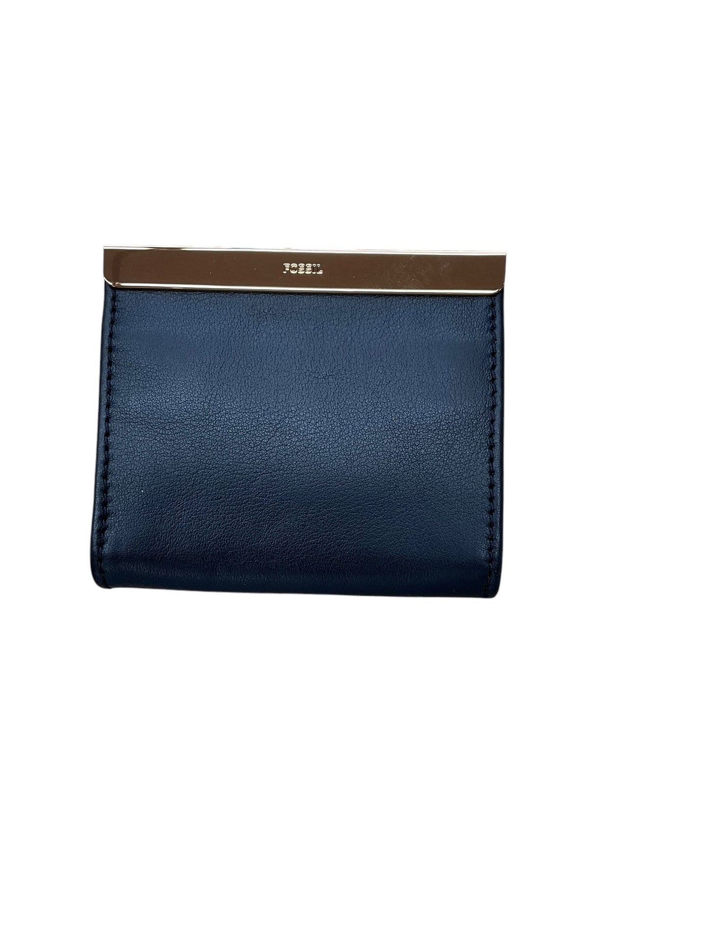 Wallet Leather By Fossil, Size: Small