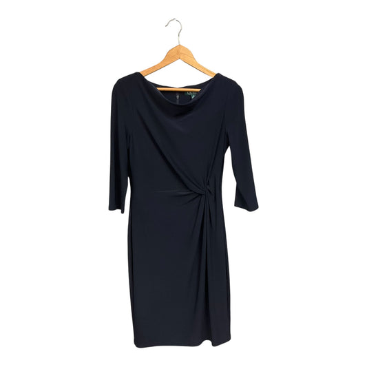 Dress Work By Lauren By Ralph Lauren In Navy, Size: S