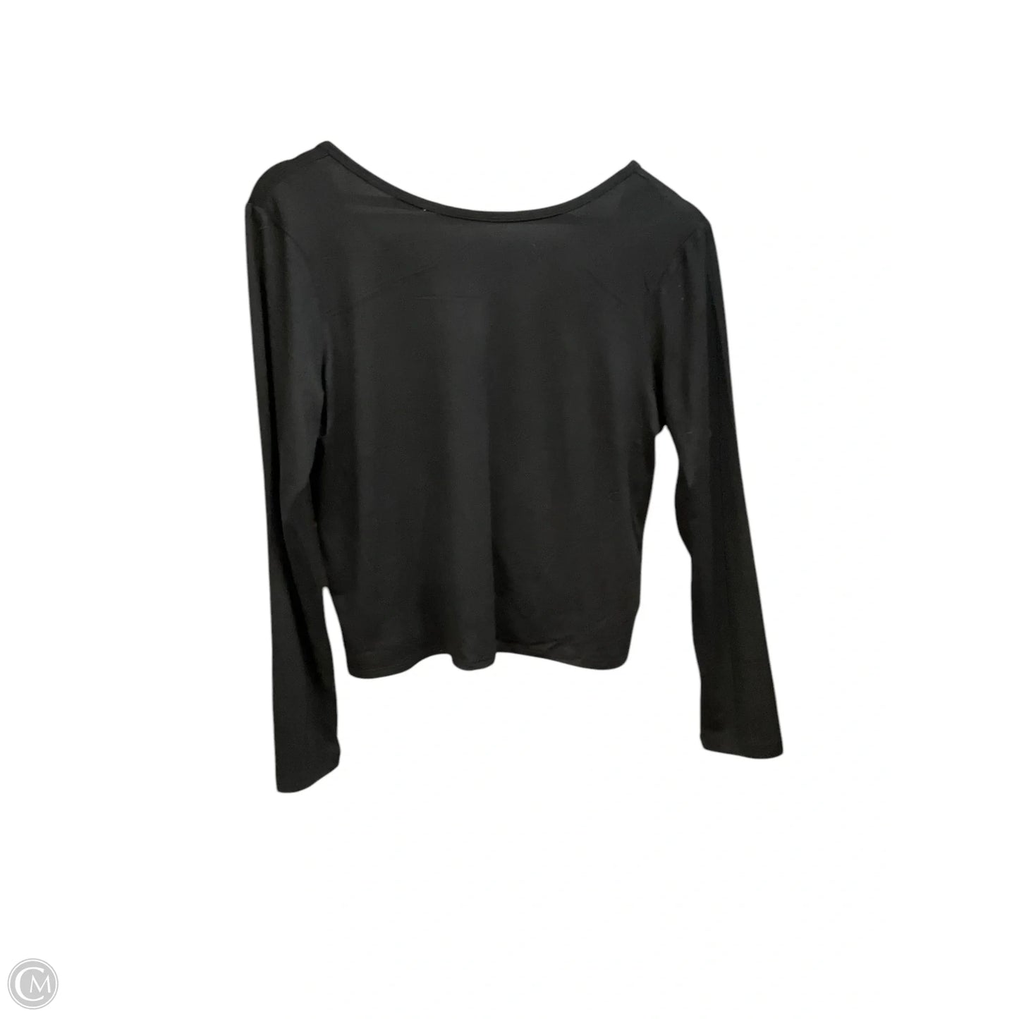 Athletic Top Long Sleeve Crewneck By Kyodan In Black, Size: S