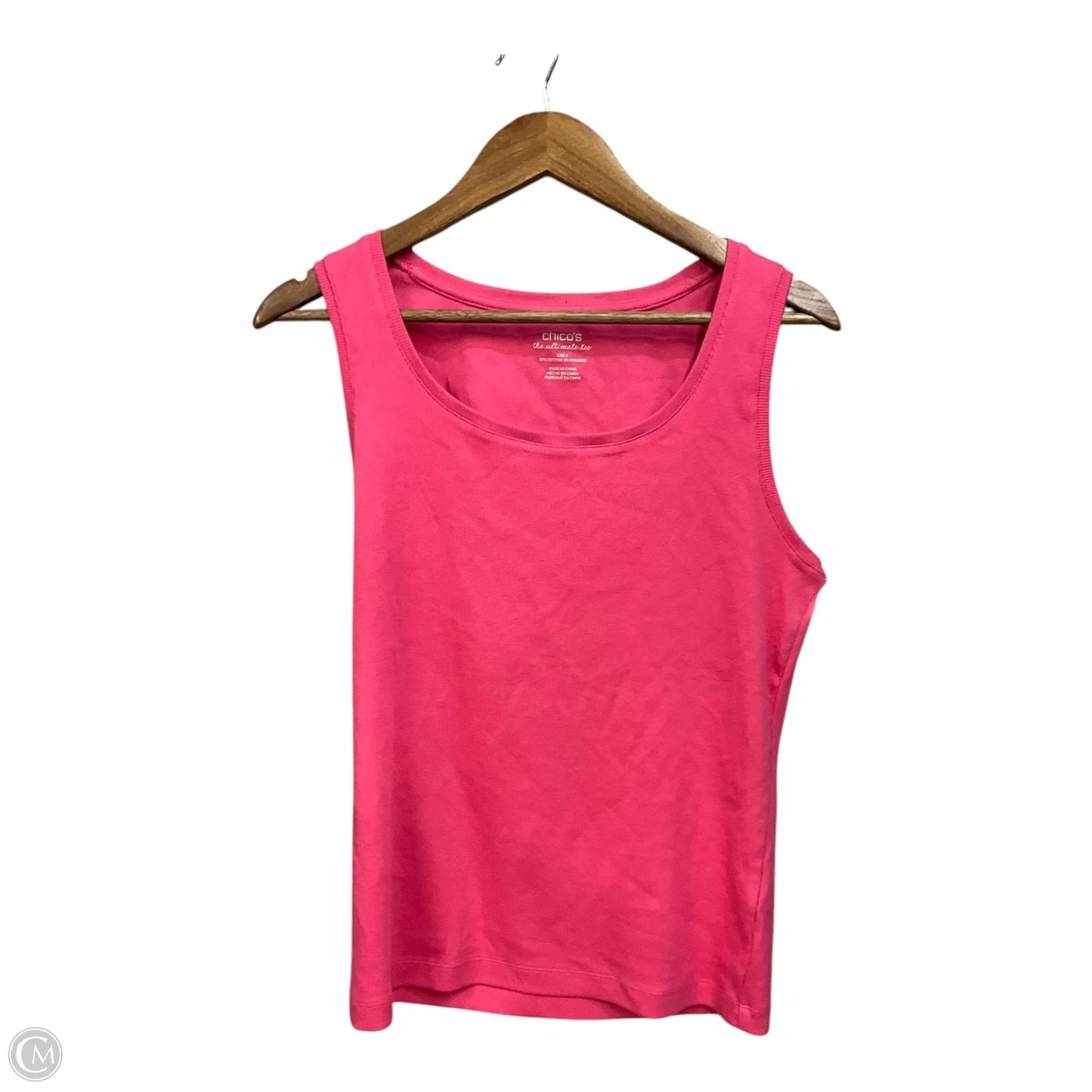Tank Top By Chicos In Pink, Size: L