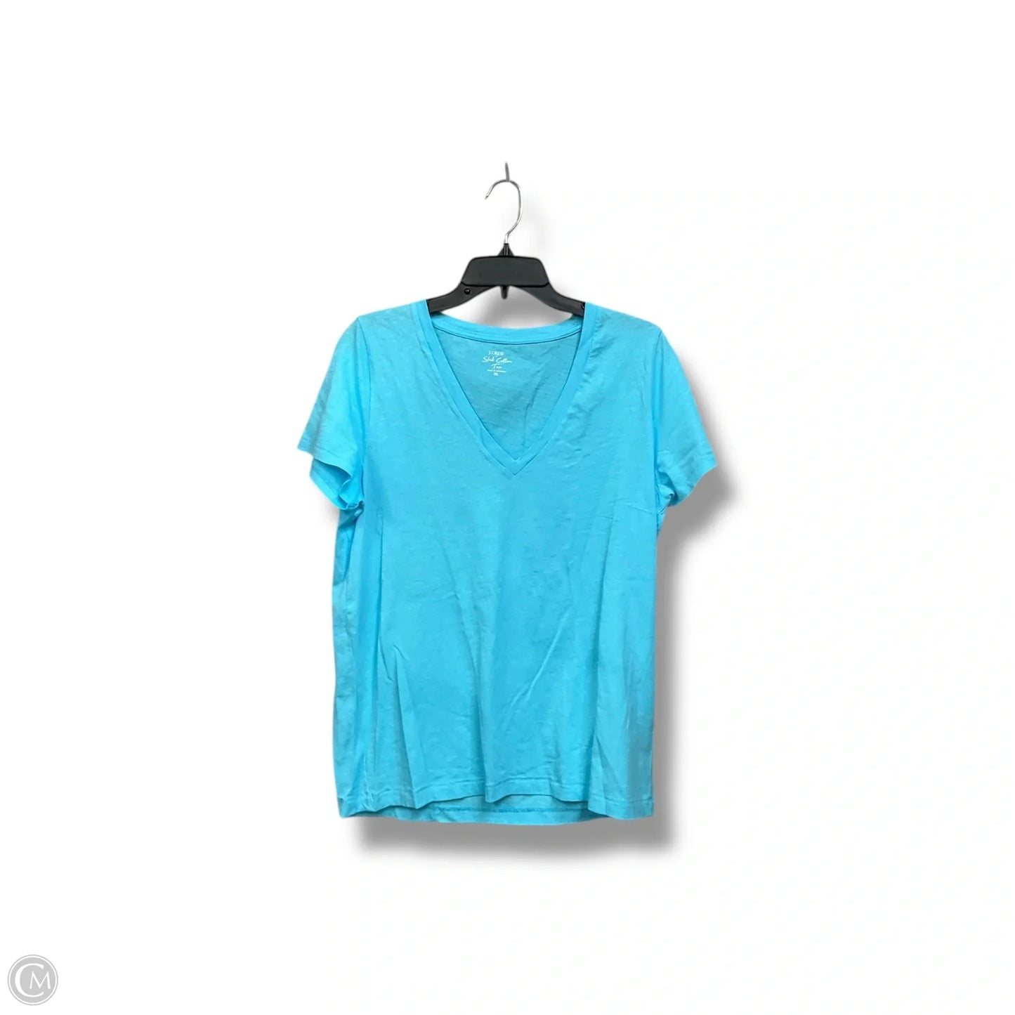 Top Short Sleeve Basic By J. Crew In Blue, Size: Xl