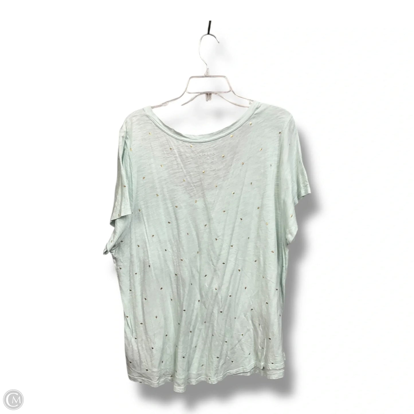 Top Short Sleeve By Torrid In Green, Size: 3x
