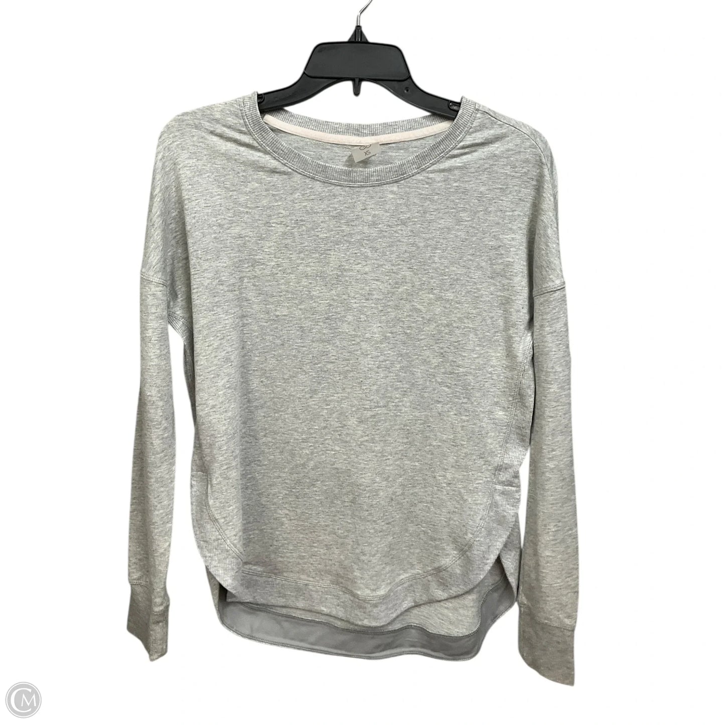 Athletic Top Long Sleeve Crewneck By Calia In Grey, Size: Xs