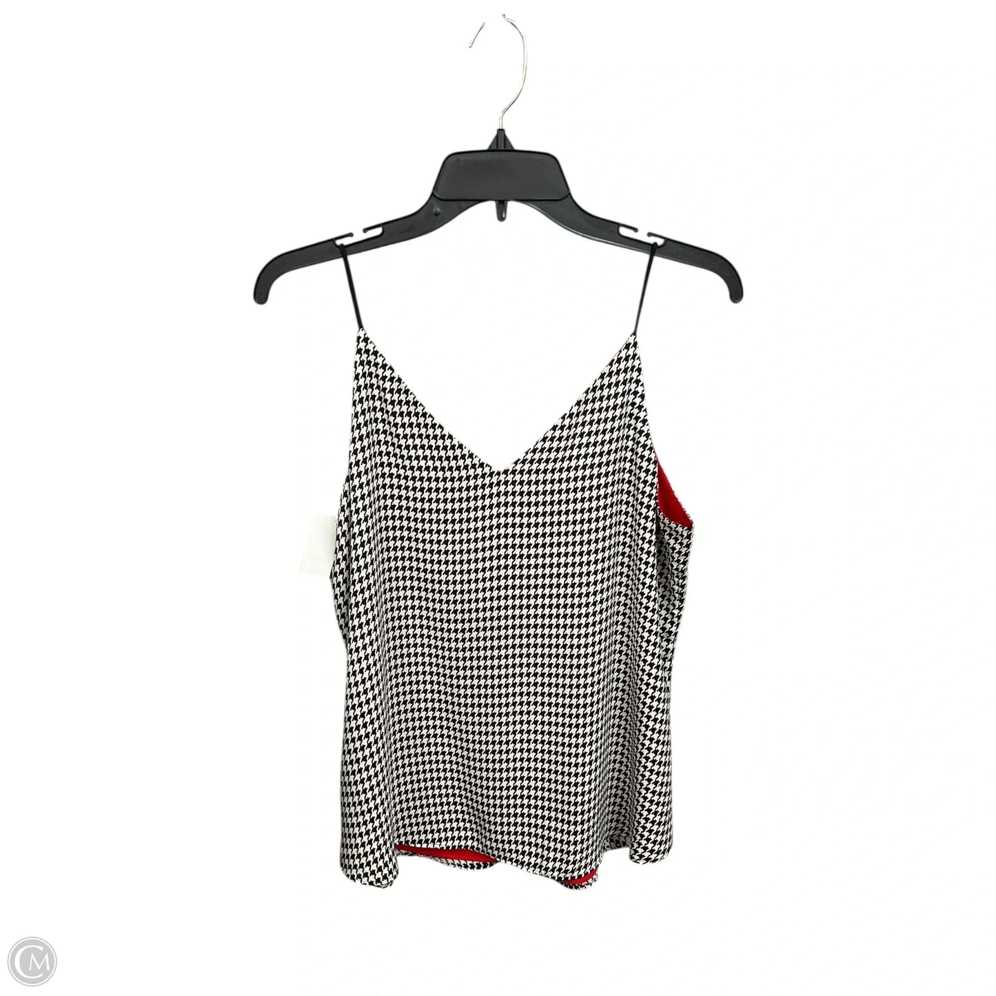 Top Cami By Cme In Checkered Pattern, Size: M
