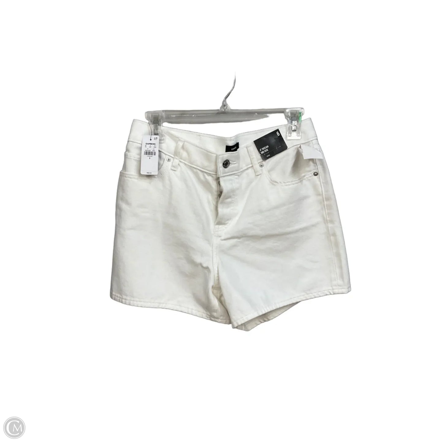 Shorts By Express In White, Size: 6