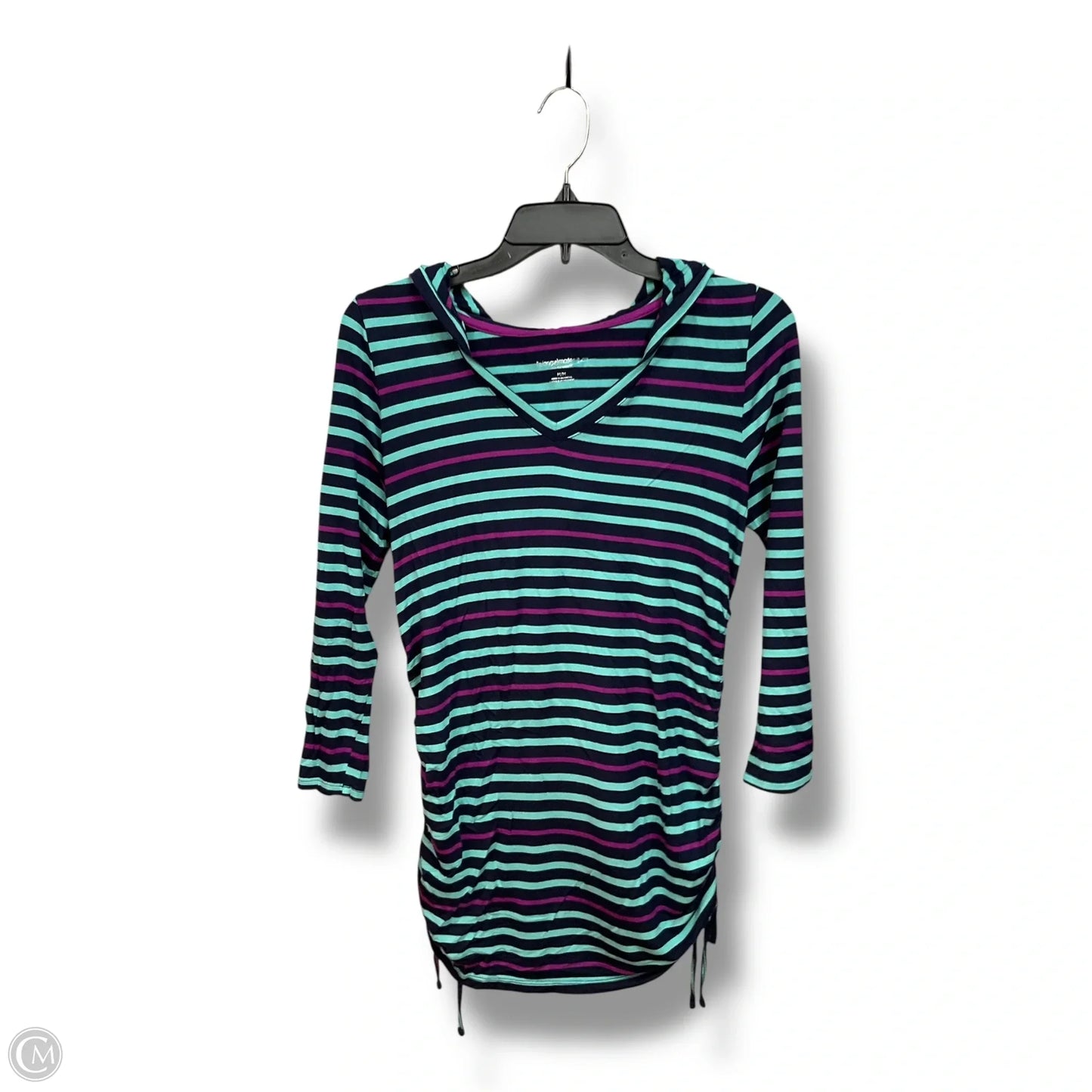 Maternity Top Long Sleeve By Liz Lange Maternity, Size: M