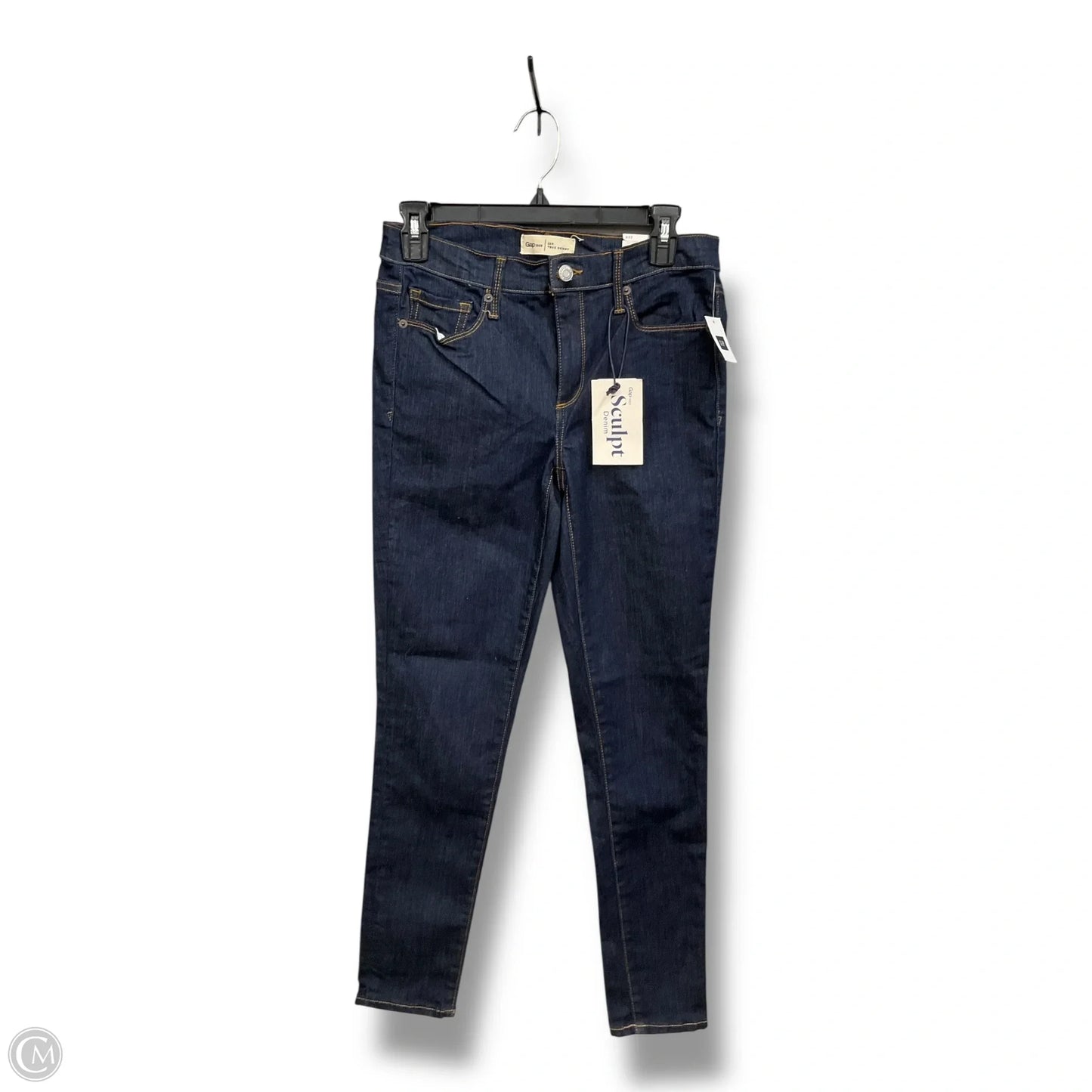 Jeans Skinny By Gap In Blue Denim, Size: 6