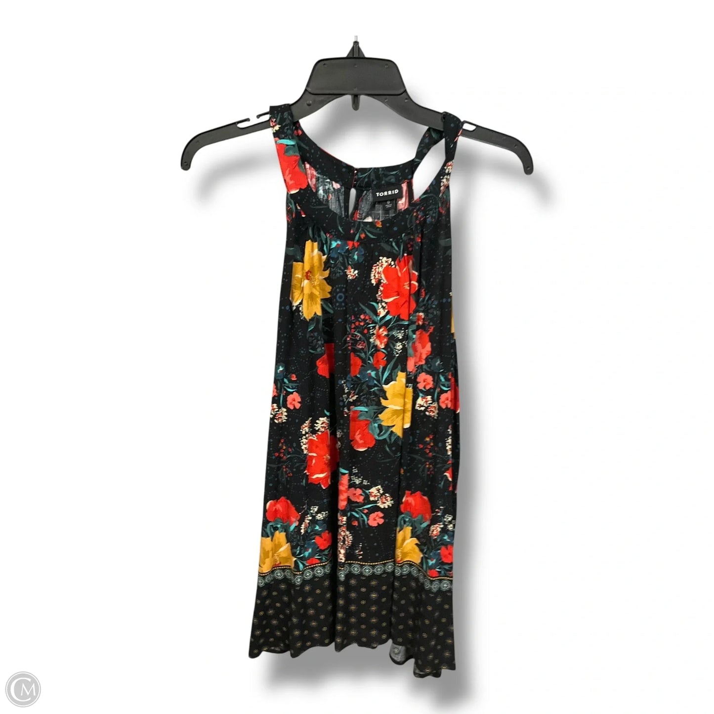 Top Sleeveless By Torrid In Floral Print, Size: L