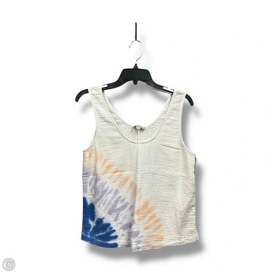 Top Sleeveless By Loft In Tie Dye Print, Size: M