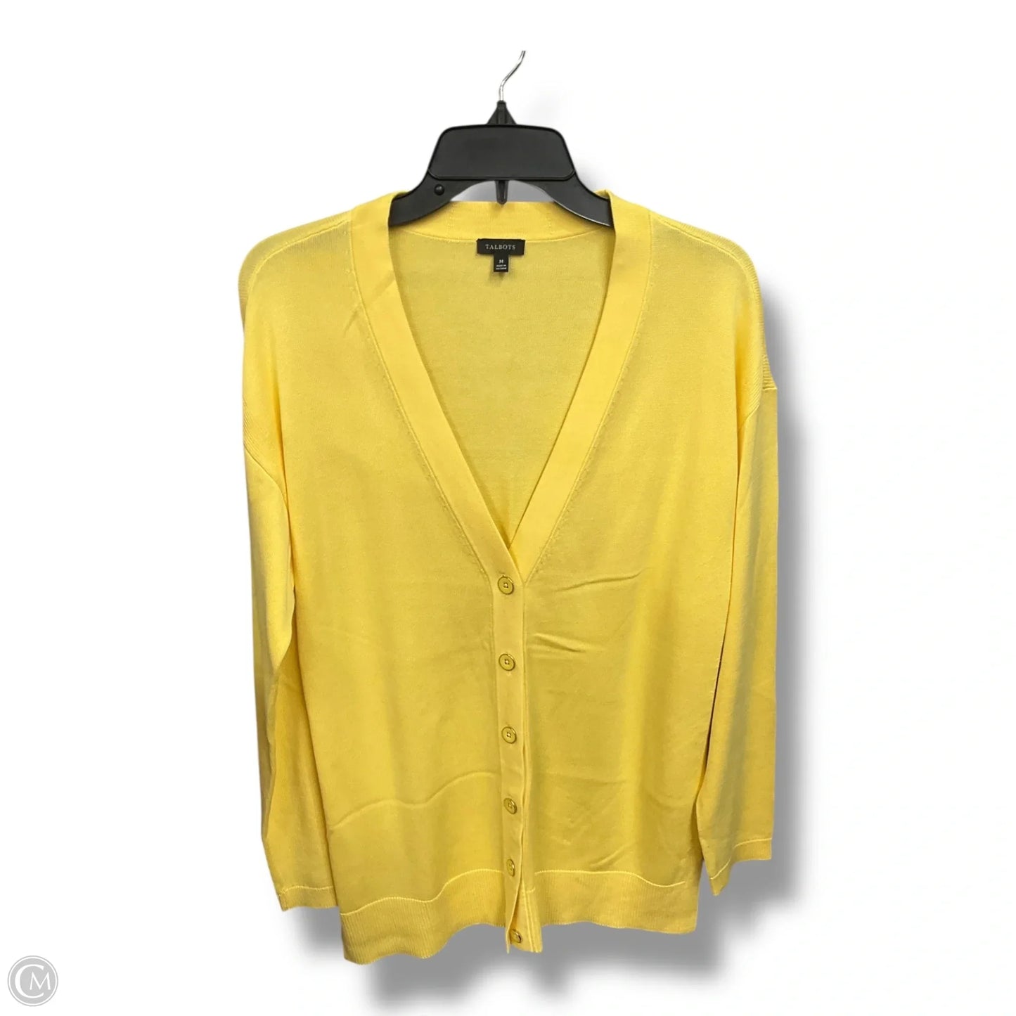 Cardigan By Talbots In Yellow, Size: M
