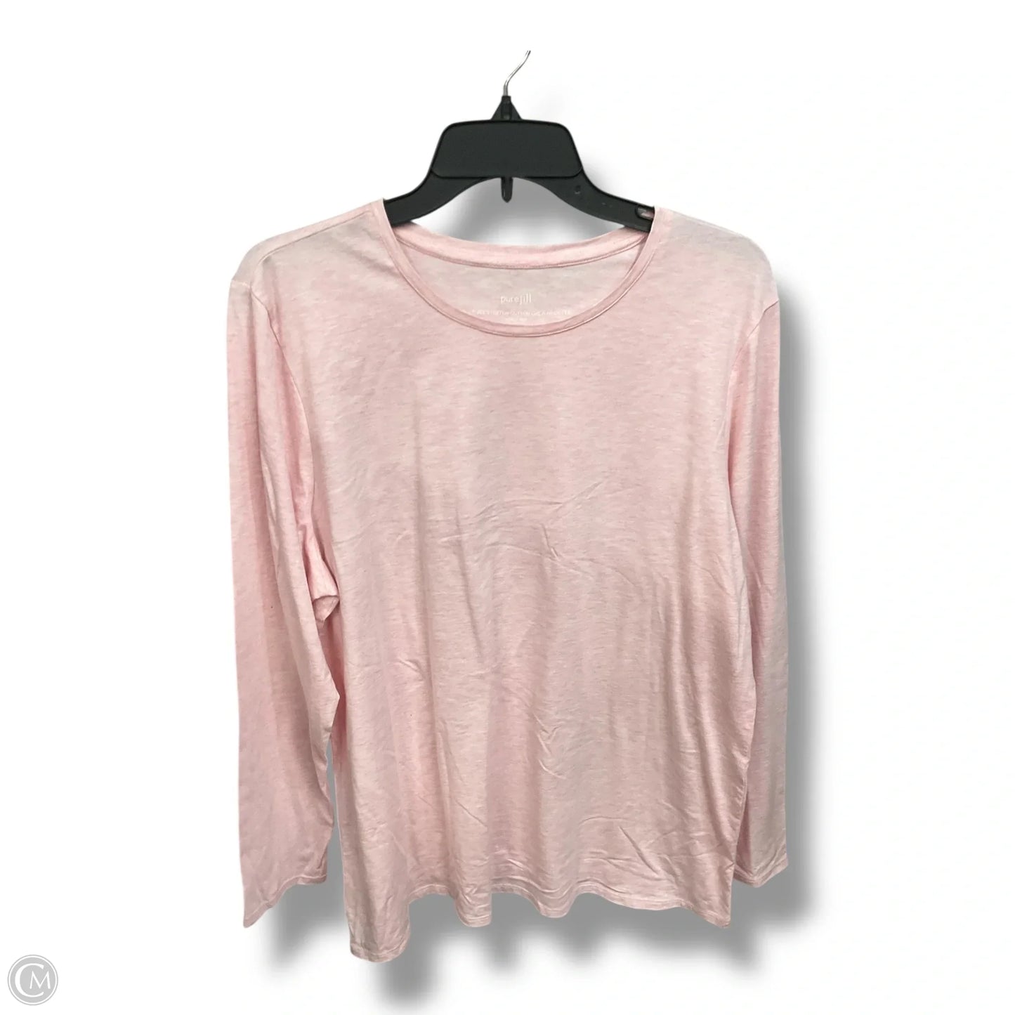 Top Long Sleeve Basic By Pure Jill In Pink, Size: Xl