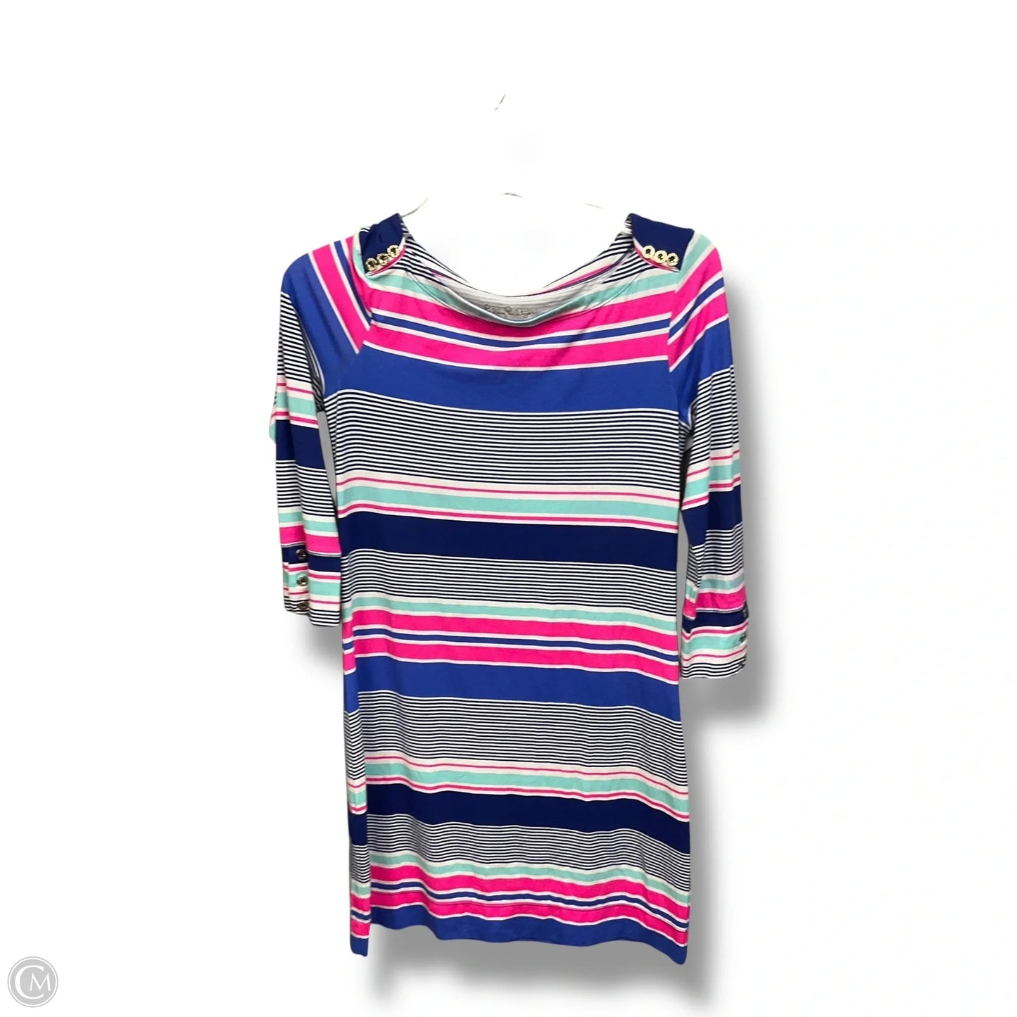 Dress Designer By Lilly Pulitzer In Striped Pattern, Size: Xs