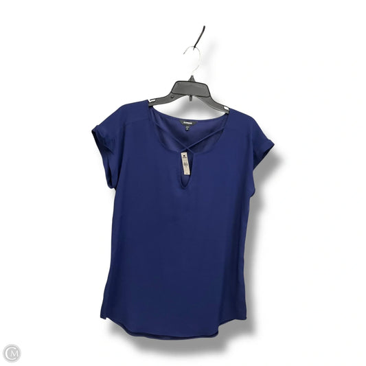 Top Sleeveless By Express In Blue, Size: M
