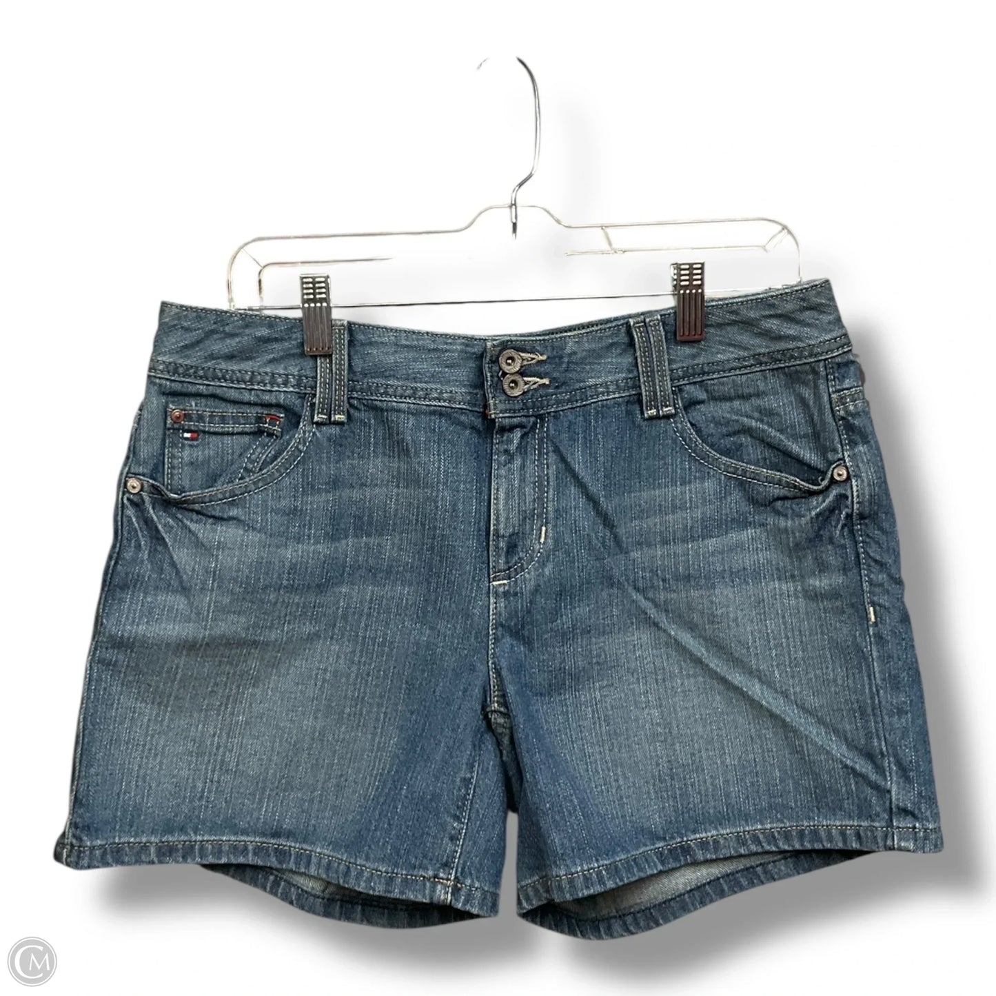Shorts By Tommy Hilfiger In Blue Denim, Size: 8