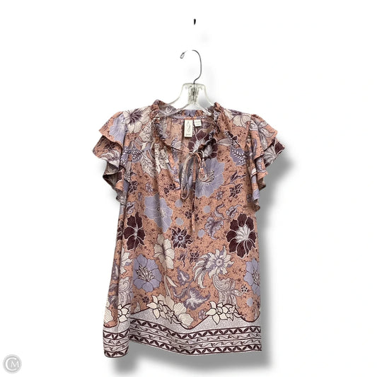 Blouse Sleeveless By Joie In Purple, Size: Xs