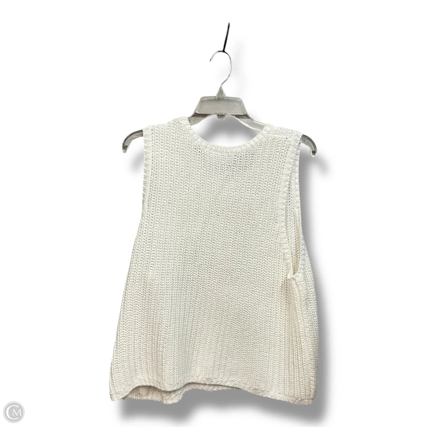 Vest Sweater By Old Navy In White, Size: Xl