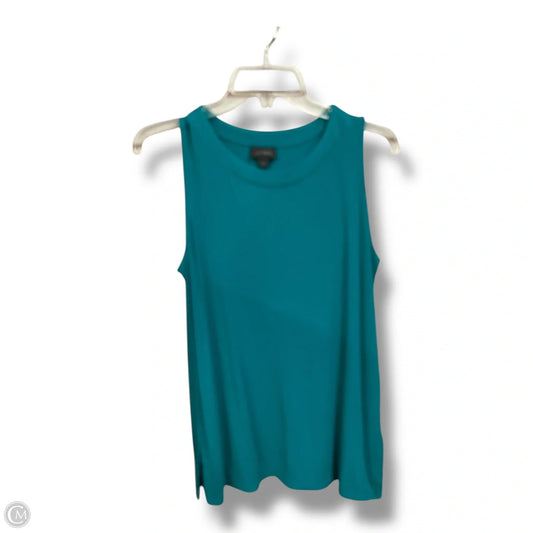 Top Sleeveless By J. Jill In Teal, Size: M