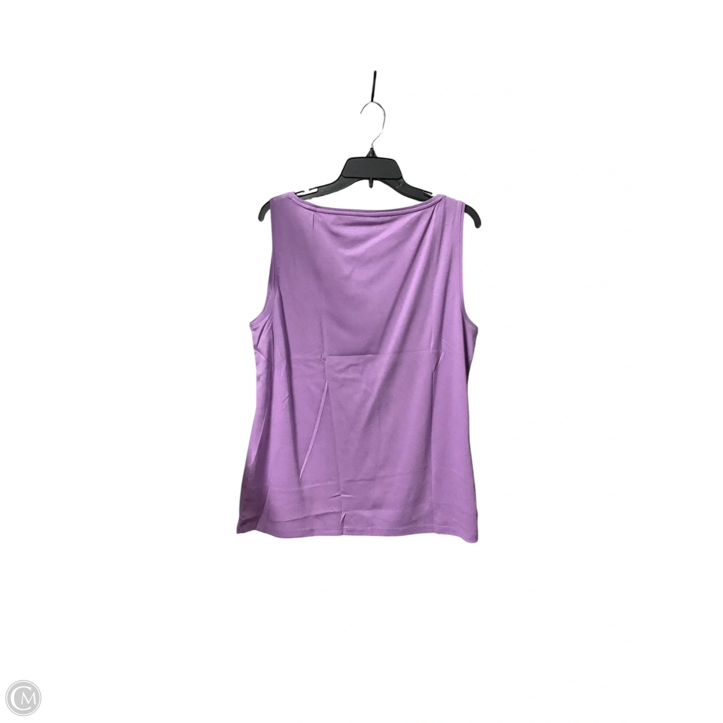 Top Sleeveless Basic By Talbots In Purple, Size: Xl