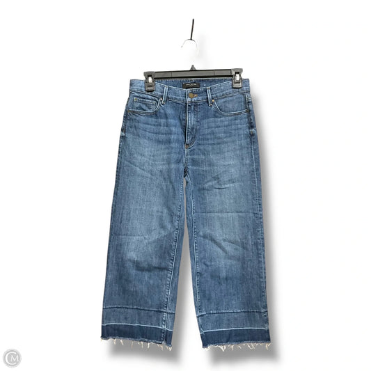 Jeans Cropped By Ann Taylor In Blue Denim, Size: 4p