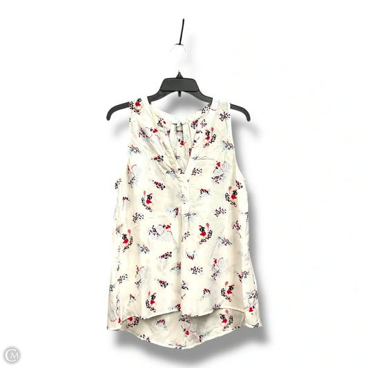 Blouse Sleeveless By Joie In Multi-colored, Size: L
