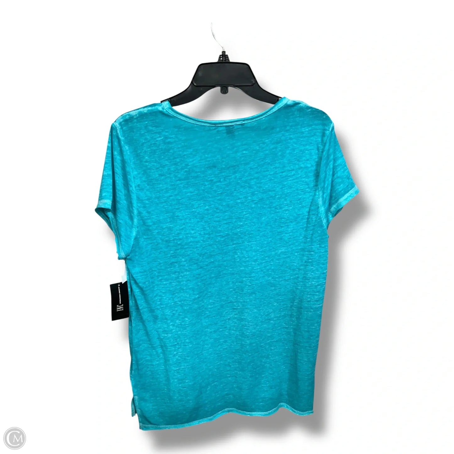 Top Short Sleeve By Inc In Blue, Size: Xl