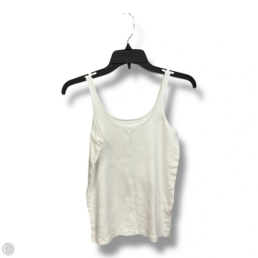 Tank Top By Lands End In White, Size: L