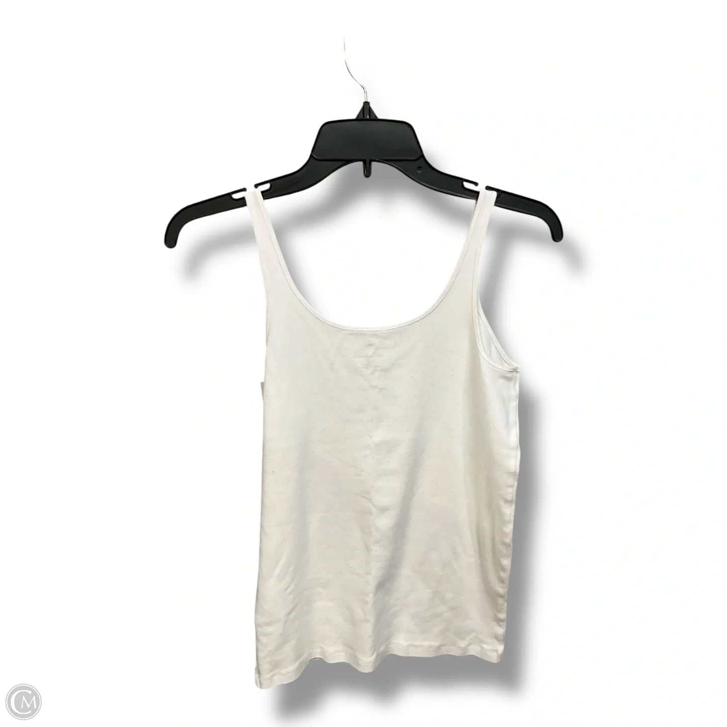 Tank Top By Lands End In White, Size: L