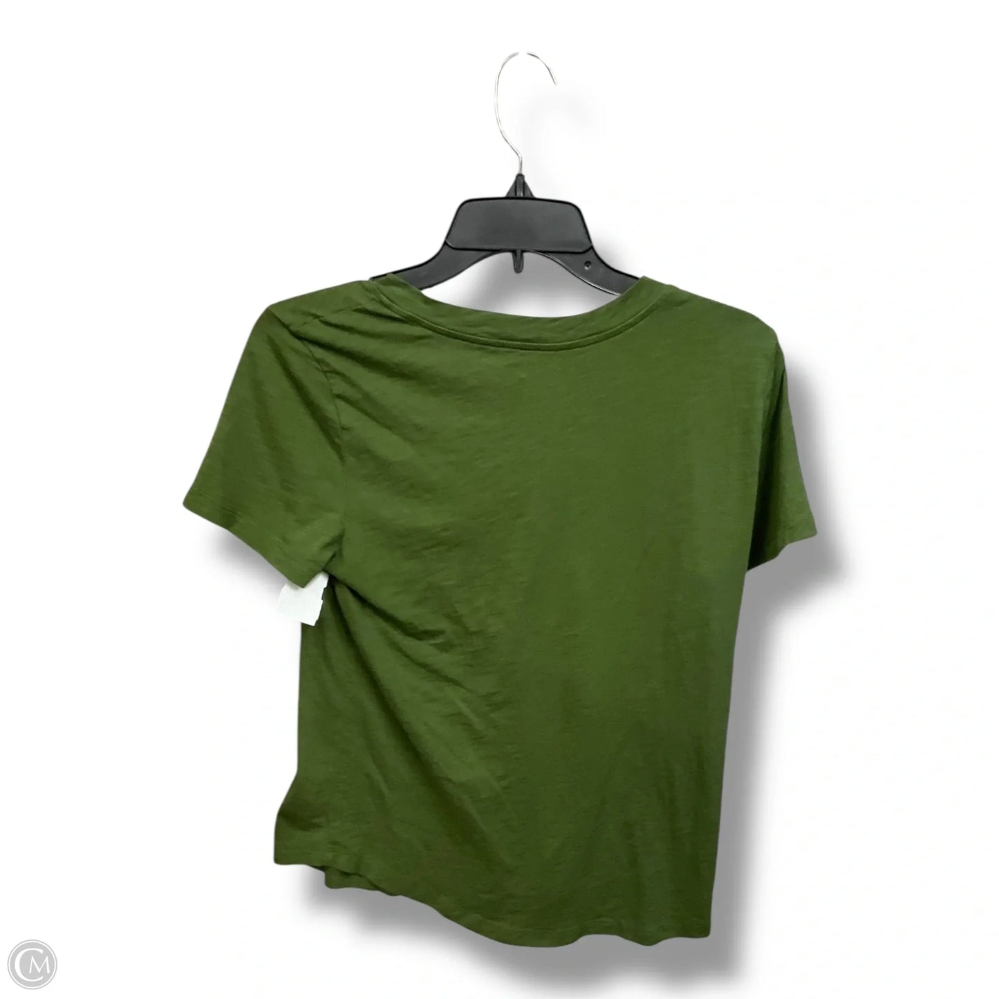 Top Short Sleeve Basic By Loft In Green, Size: S