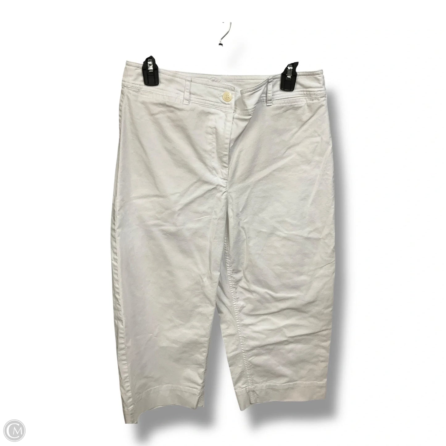 Pants Wide Leg By Talbots In White, Size: 8