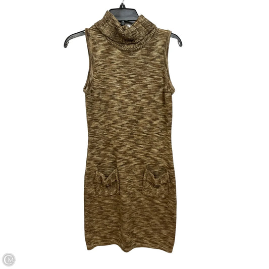 Dress Sweater By Calvin Klein In Brown, Size: S
