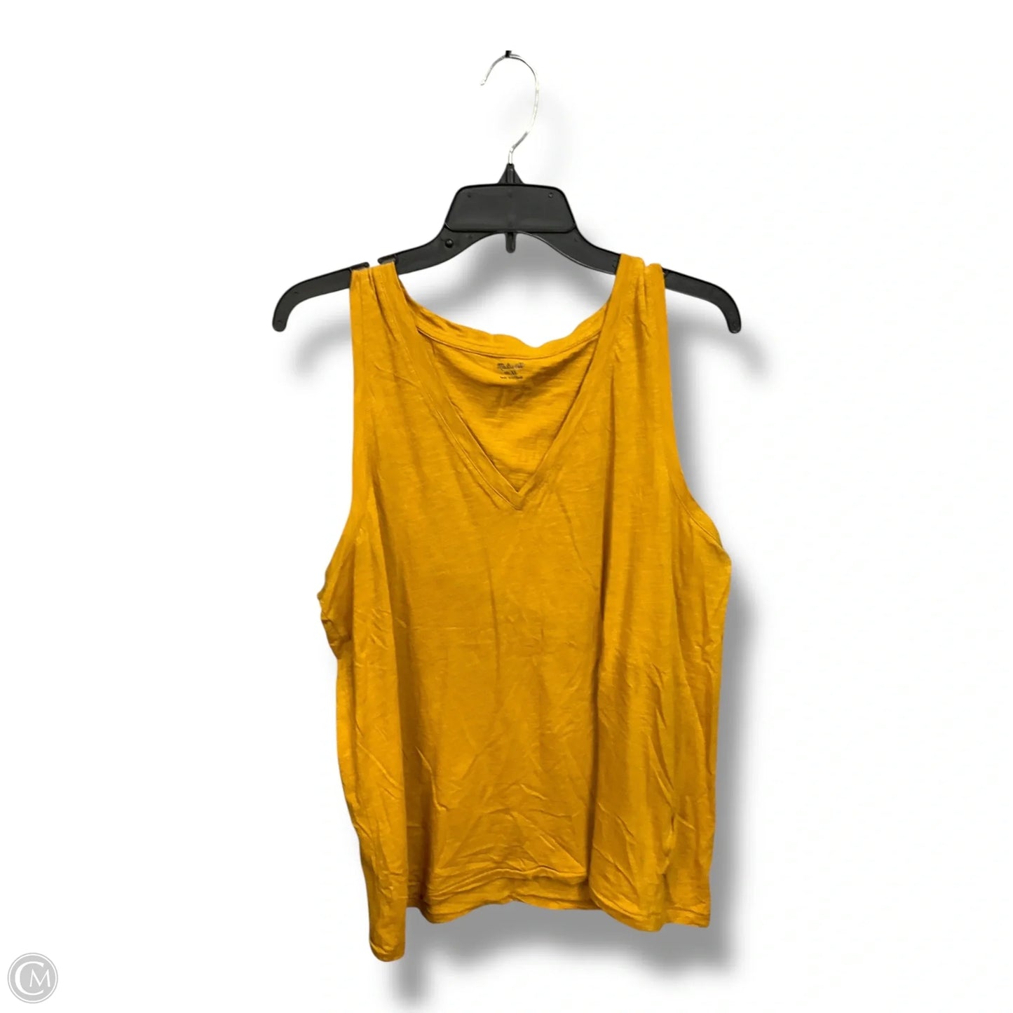 Top Sleeveless Basic By Madewell In Yellow, Size: Xl
