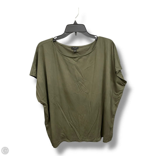 Top Sleeveless By Ann Taylor In Green, Size: Xl