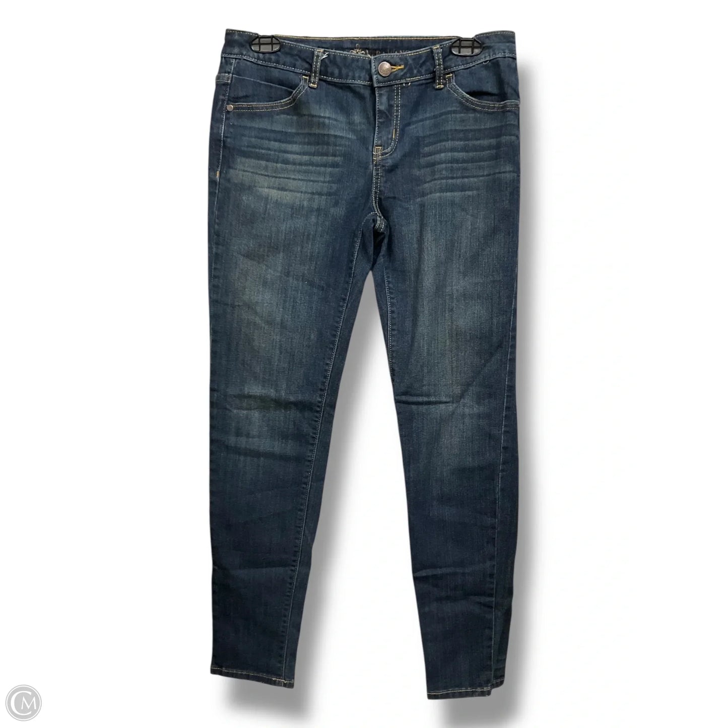 Jeans Skinny By Simply Vera In Blue Denim, Size: 4