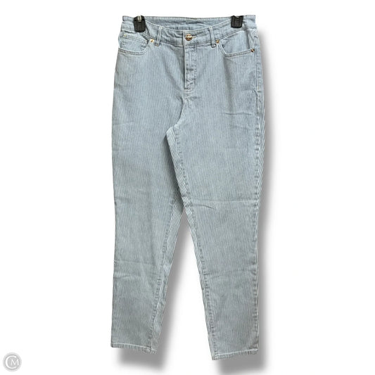 Jeans Boyfriend By Clothes Mentor In Striped Pattern, Size: 6