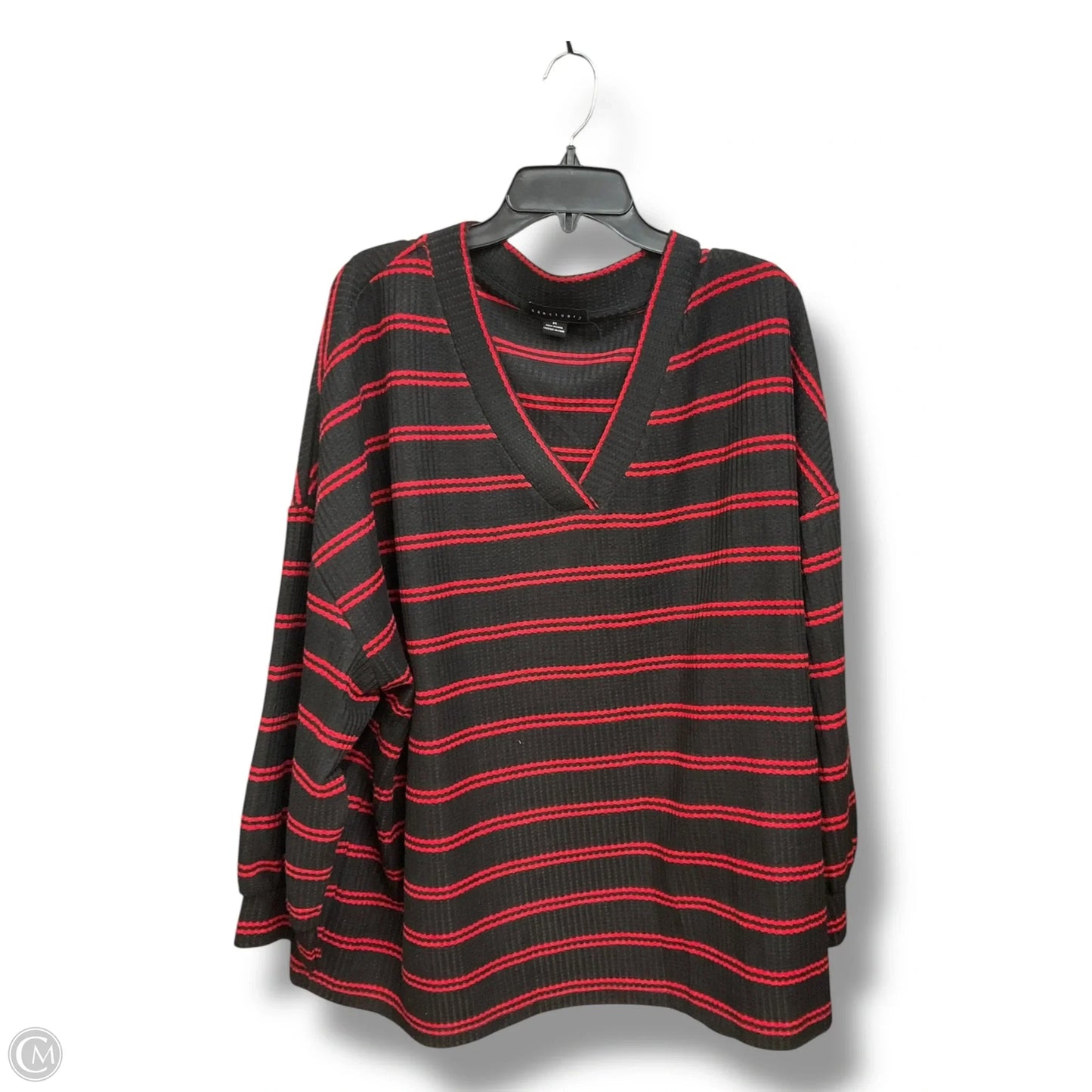 Top Long Sleeve By Sanctuary In Striped Pattern, Size: 3x