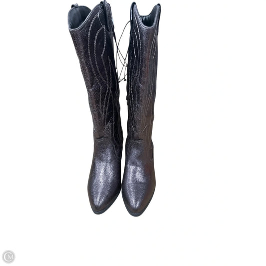 Boots Western By Cme In Grey & Pink, Size: 9