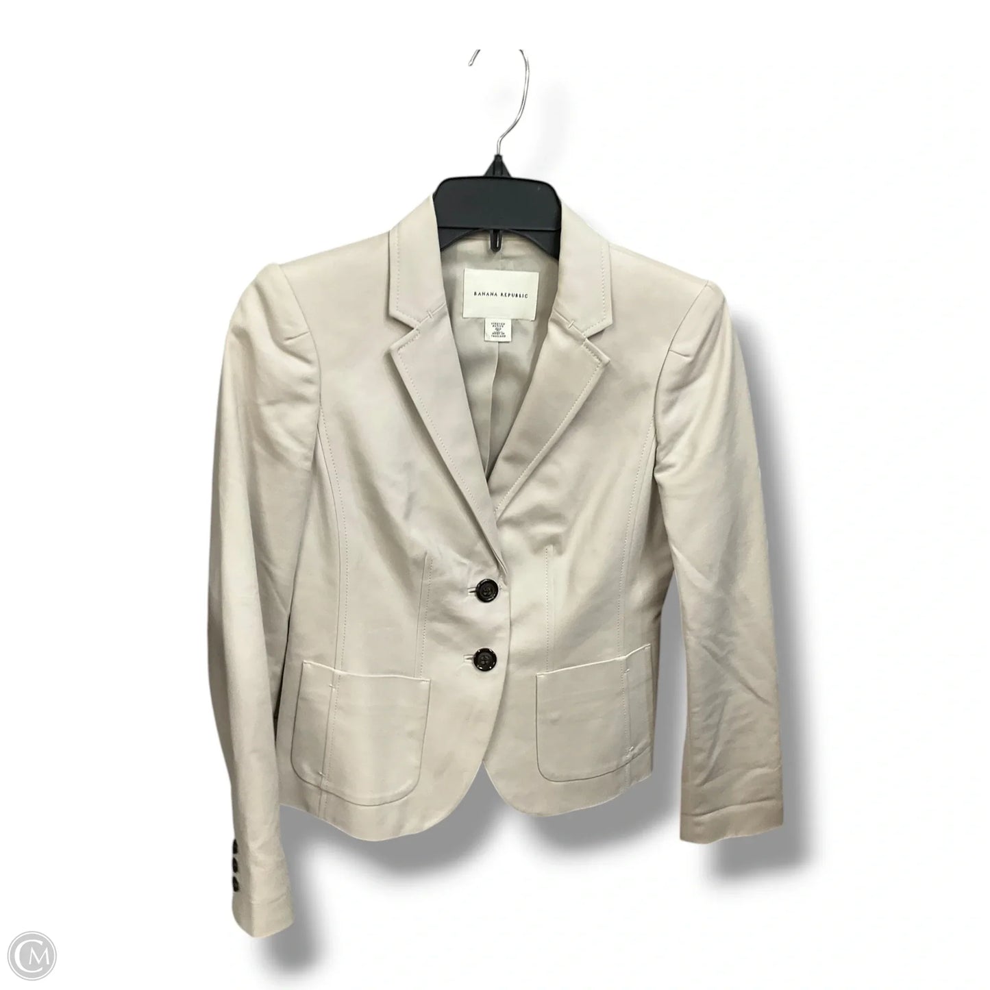 Blazer By Banana Republic In Beige, Size: 4p