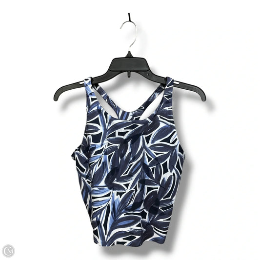 Athletic Tank Top By Sage In Blue & Grey, Size: M
