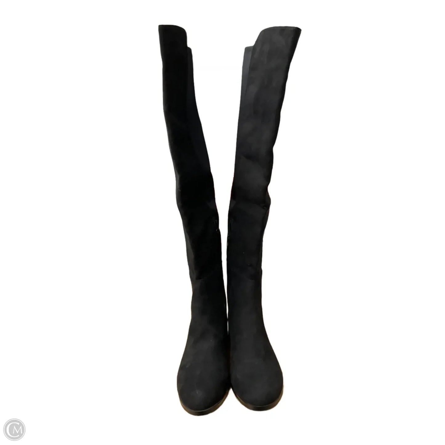 Boots Knee Flats By J. Crew In Black, Size: 8