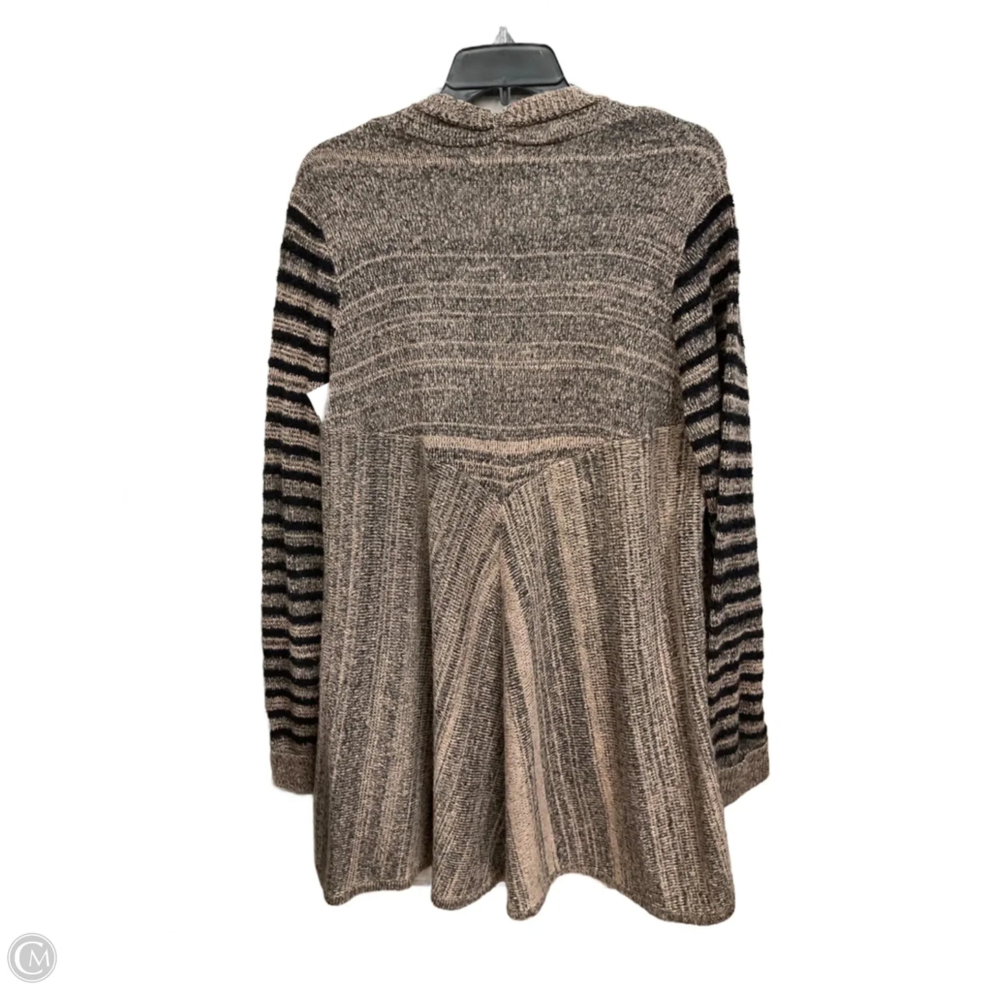 Cardigan By Adrianna Papell In Striped Pattern, Size: L