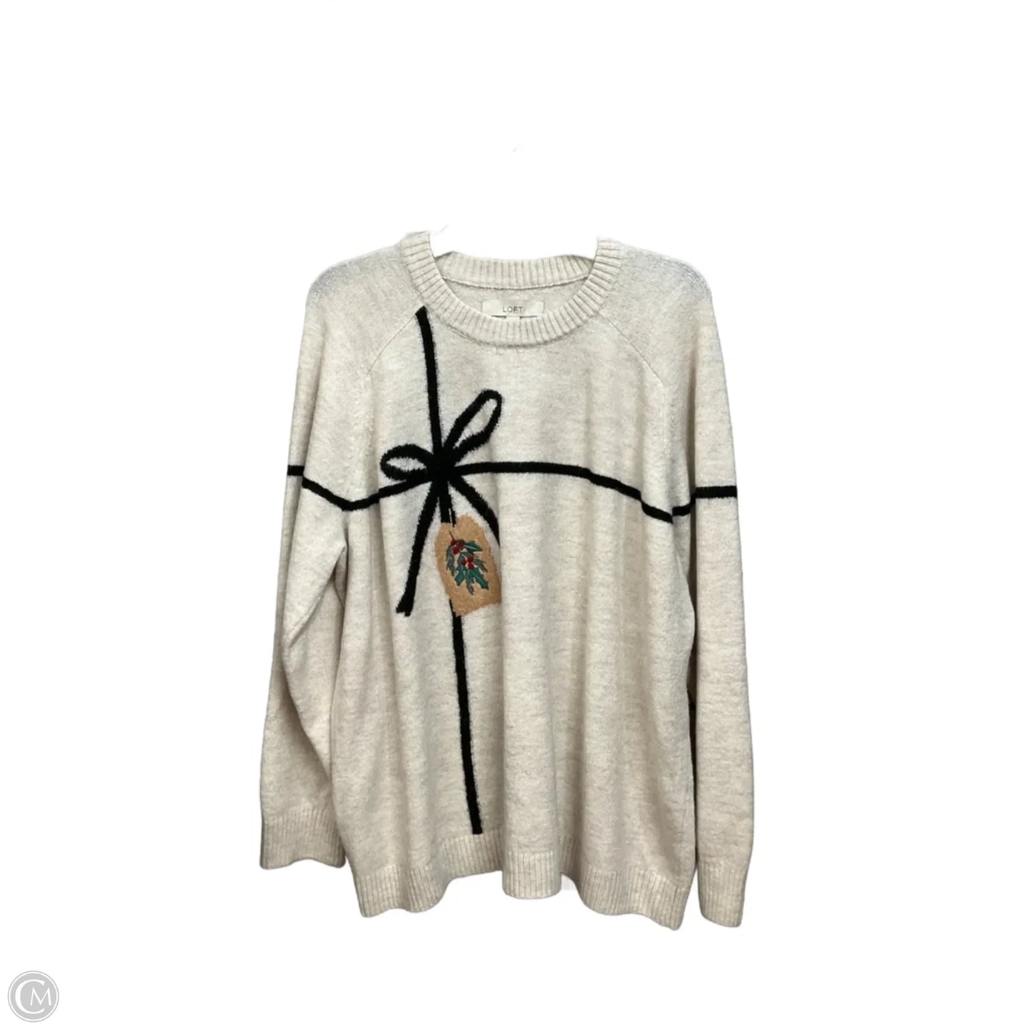 Sweater By Loft In Beige, Size: Xxl